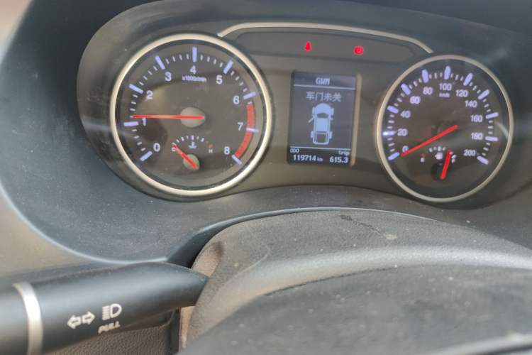 Used Great Wall Wingle 7 2019 2.0T Gasoline Two-Wheel Drive Elite Version China VI Standard Big Double Cabin GW4C20B Odometer Close Up