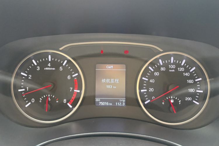 Used Great Wall Wingle 7 2019 2.0T Gasoline Two-Wheel Drive Value Edition China VI Standard Big Double GW4C20B Odometer Close Up