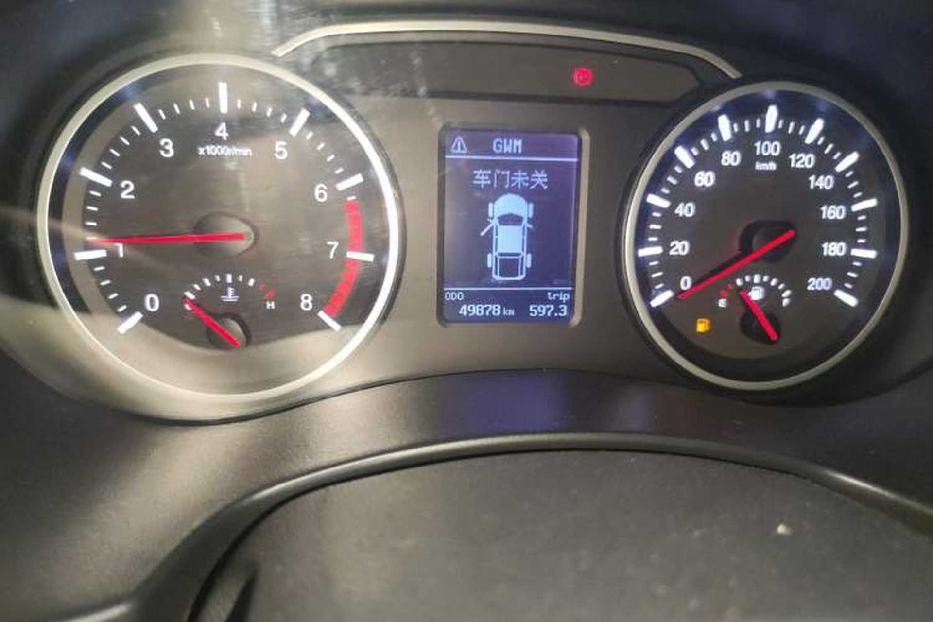 Used Great Wall Wingle 7 2019 2.0T Gasoline Two-Wheel Drive Value Edition China VI Standard Big Double GW4C20B Odometer Close Up