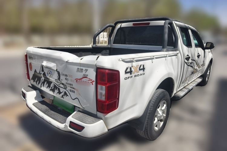 Used Great Wall Wingle 7 2019 2.0T Diesel Two-Wheel Drive Elite Version China VI Standard Big Double Cabin GW4D20M Rear Right 45 Deg