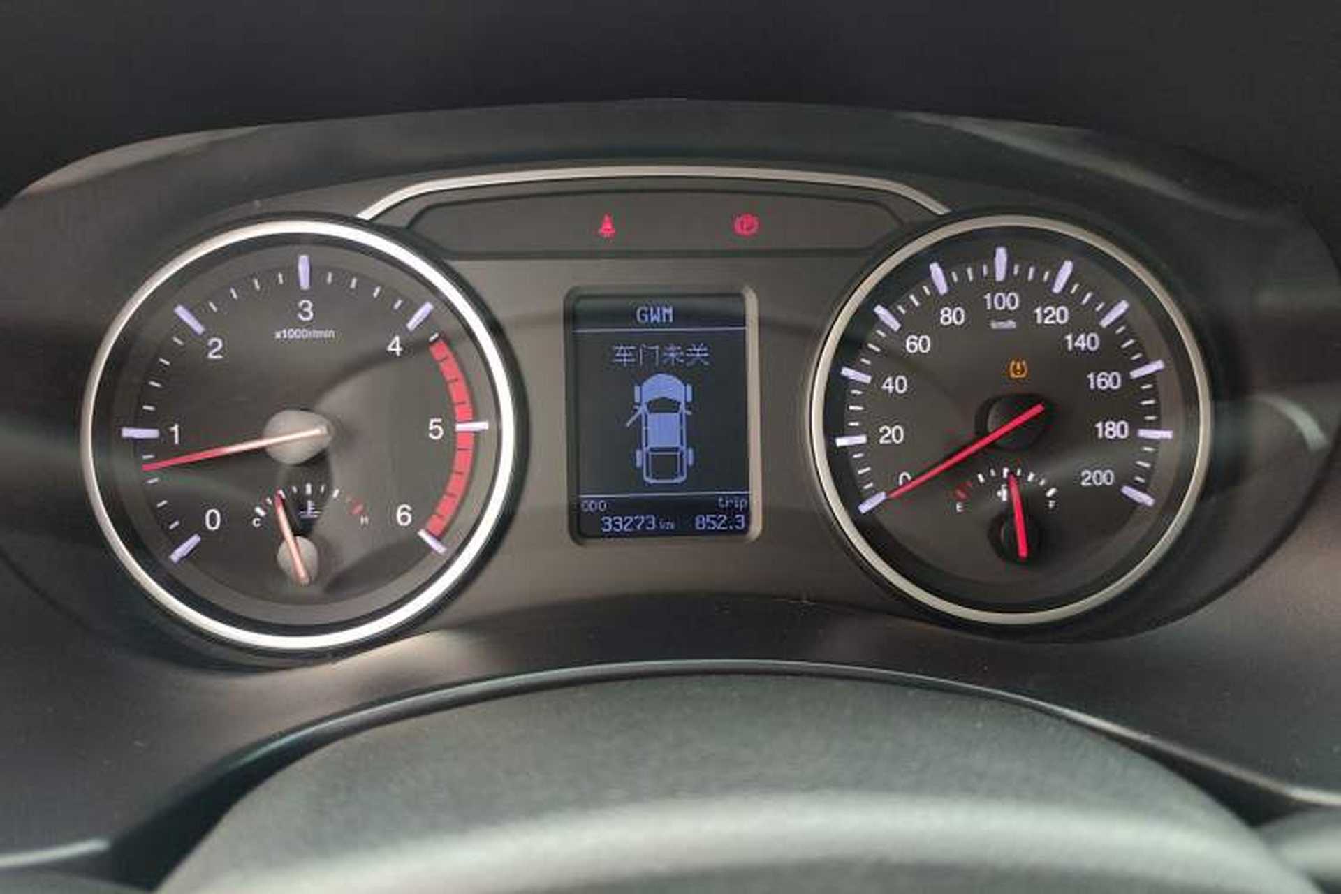 Used Great Wall Wingle 7 2020 2.0T Diesel Two-Wheel-Drive Crown Champion Business-Grade Large Double-Cab GW4D20M Instrument Cluster