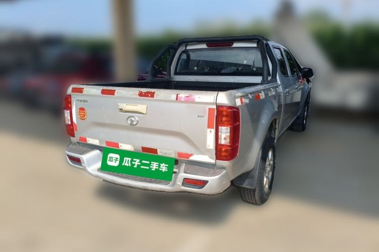 Used Great Wall Wingle 7 2020 2.0T Diesel Two-Wheel-Drive Crown Champion Business-Grade Large Double-Cab GW4D20M Rear Right 45 Deg