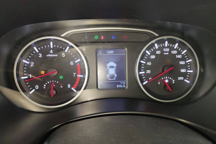 Used Great Wall Wingle 7 2021 2.0T Gasoline Two-Wheel Drive Elite Version with Large Double Cabin GW4C20B Instrument Cluster
