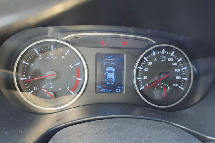 Used Great Wall Wingle 7 2021 2.0T Gasoline Two-Wheel-Drive Value Edition Compact SUV GW4C20B Instrument Cluster