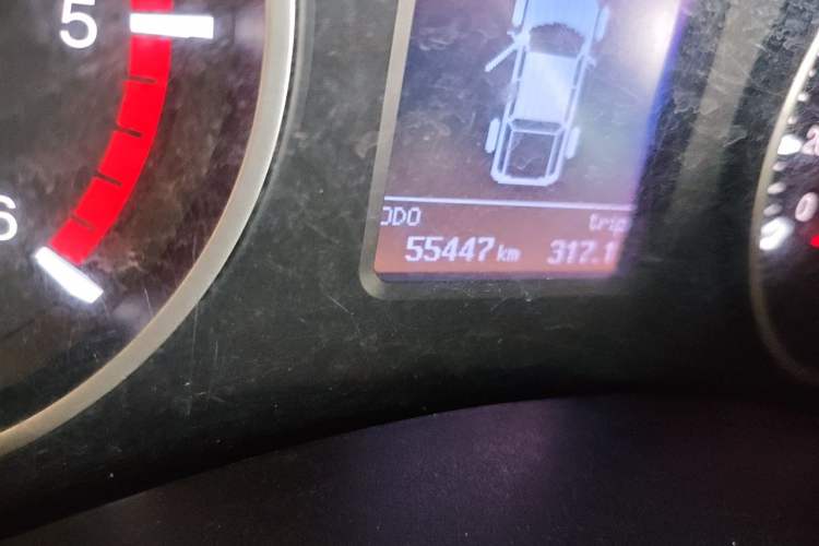 Used Great Wall Wingle 7 2021 2.0T Diesel Two-Wheel Drive Elite Version Big Double GW4D20M Odometer Close Up