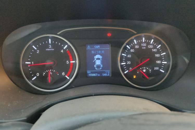 Used Great Wall Wingle 7 2021 2.0T Diesel Two-Wheel Drive Elite Version Big Double GW4D20M Odometer Close Up
