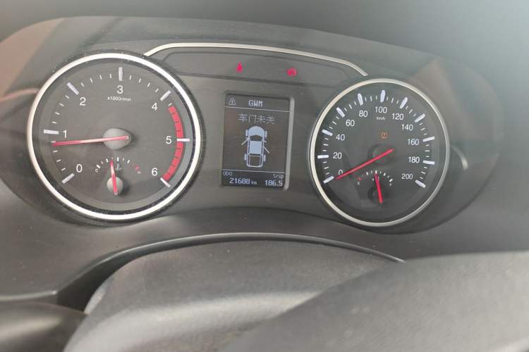 Used Great Wall Wingle 7 2021 2.0T Diesel Two-Wheel Drive Elite Version Big Double GW4D20M Odometer Close Up