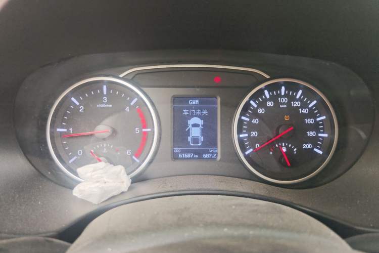 Used Great Wall Wingle 7 2021 2.0T Diesel Two-Wheel Drive Elite Version Big Double GW4D20M Instrument Cluster
