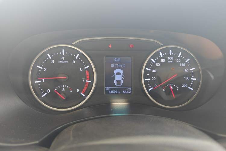Used Great Wall Wingle 7 2021 2.0T Gasoline Two-Wheel Drive Elite Version with Large Double Cabin GW4C20B Instrument Cluster