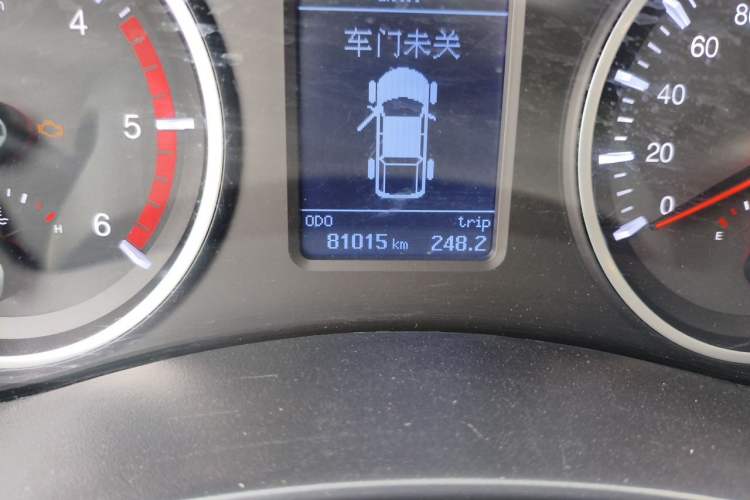 Used Great Wall Wingle 7 2021 2.0T Diesel Two-Wheel Drive Value Edition Big Double GW4D20M Odometer Close Up