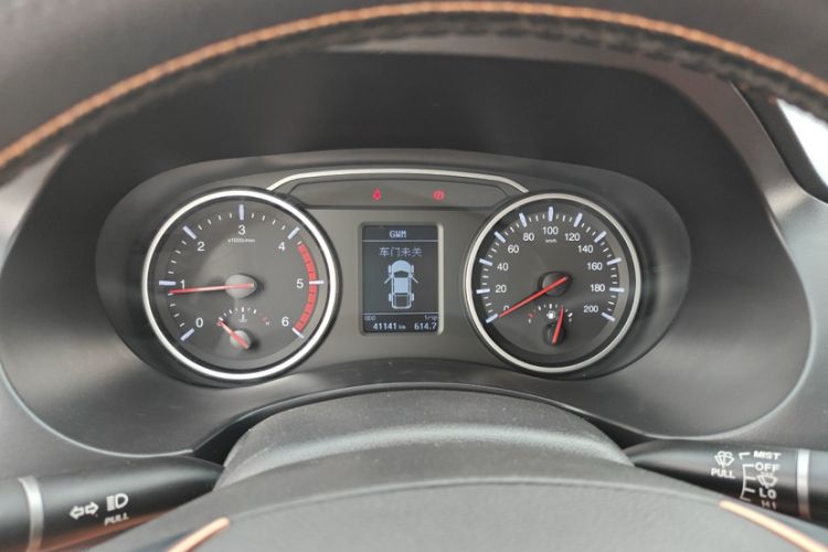 Used Great Wall Wingle 7 2021 2.0T Diesel Two-Wheel Drive Elite Version Big Double GW4D20M Odometer Close Up