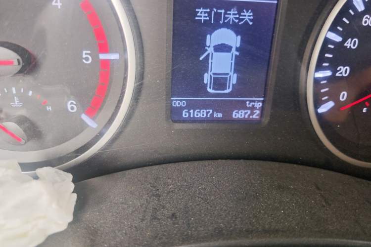 Used Great Wall Wingle 7 2021 2.0T Diesel Two-Wheel Drive Elite Version Big Double GW4D20M Odometer Close Up
