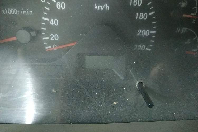 Used Hafei Sailor 2009 1.5L Manual Comfort Model Odometer Close Up