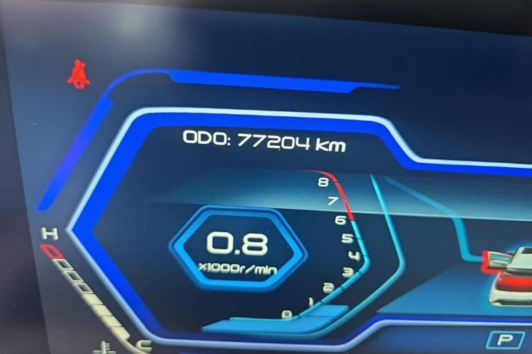 Used Haima 7X 2020 1.6 TGDI Automatic Flagship Model Odometer Close Up