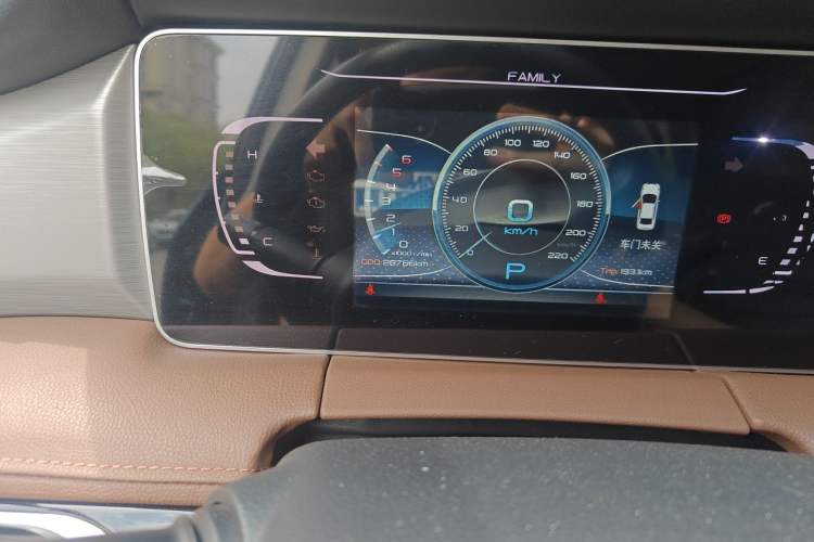 Used Haima 7X 2020 1.6 TGDI Automatic Luxury Model Odometer Close Up