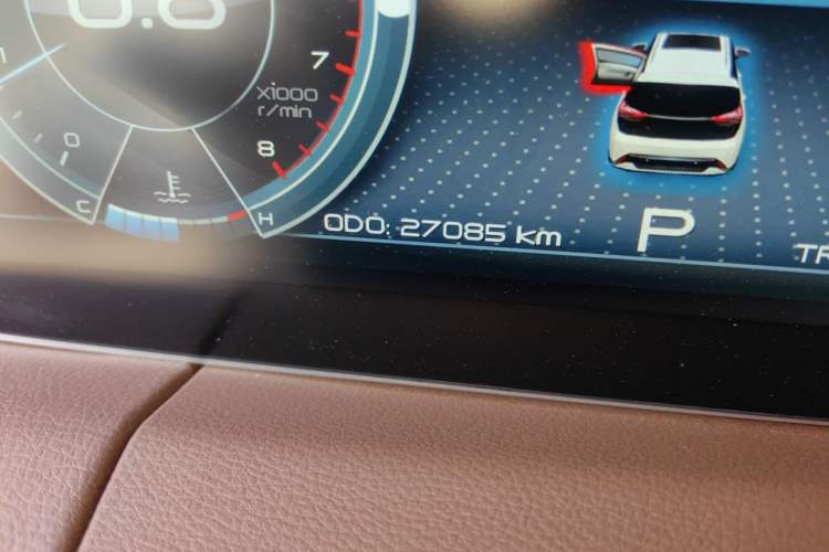 Used Haima 7X 2020 1.6 TGDI Automatic Flagship Model Odometer Close Up
