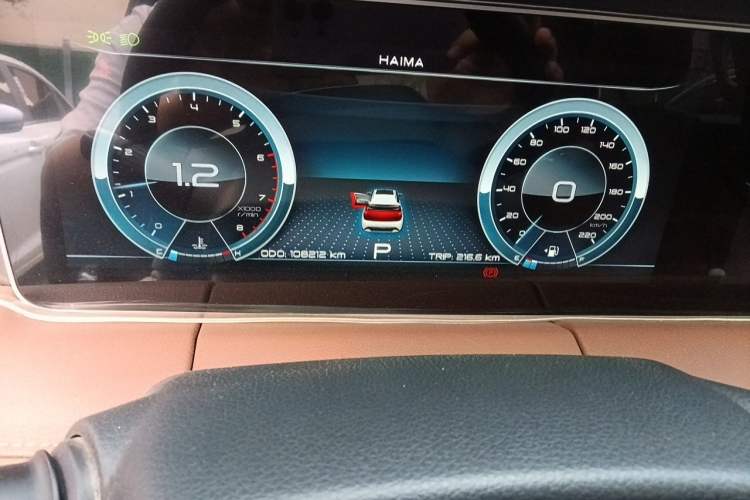 Used Haima 7X 2020 1.6 TGDI Automatic Flagship Model Odometer Close Up
