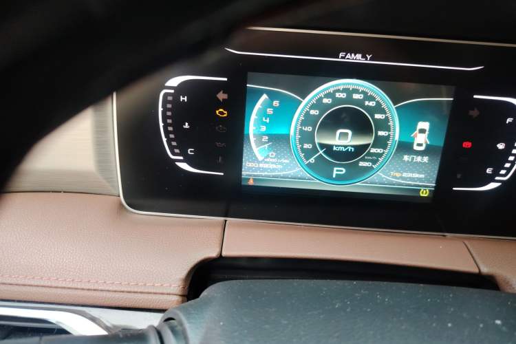 Used Haima 7X 2020 1.6 TGDI Automatic Luxury Model Odometer Close Up