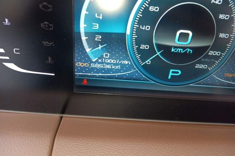 Used Haima 7X 2020 1.6 TGDI Automatic Luxury Model Odometer Close Up