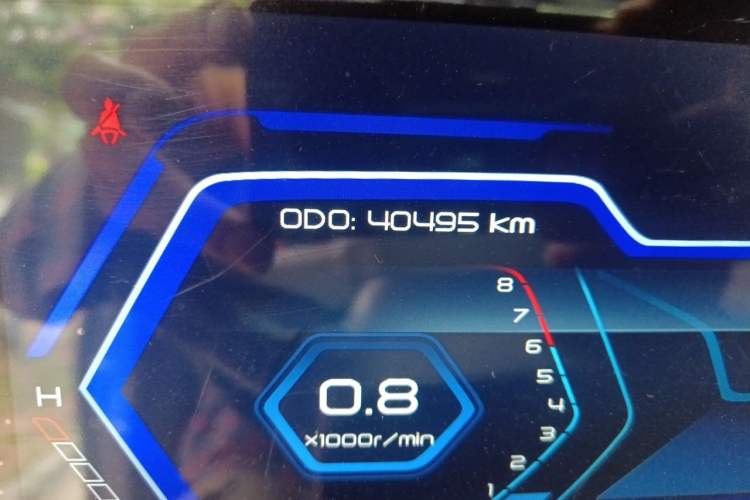 Used Haima 7X 2020 1.6 TGDI Automatic Flagship Model Odometer Close Up