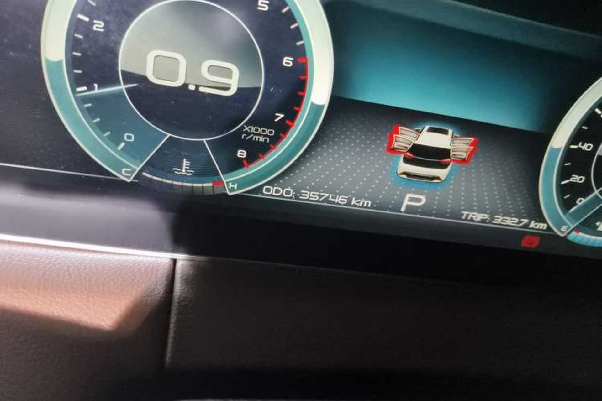 Used Haima 7X 2020 1.6 TGDI Automatic Flagship Model Odometer Close Up