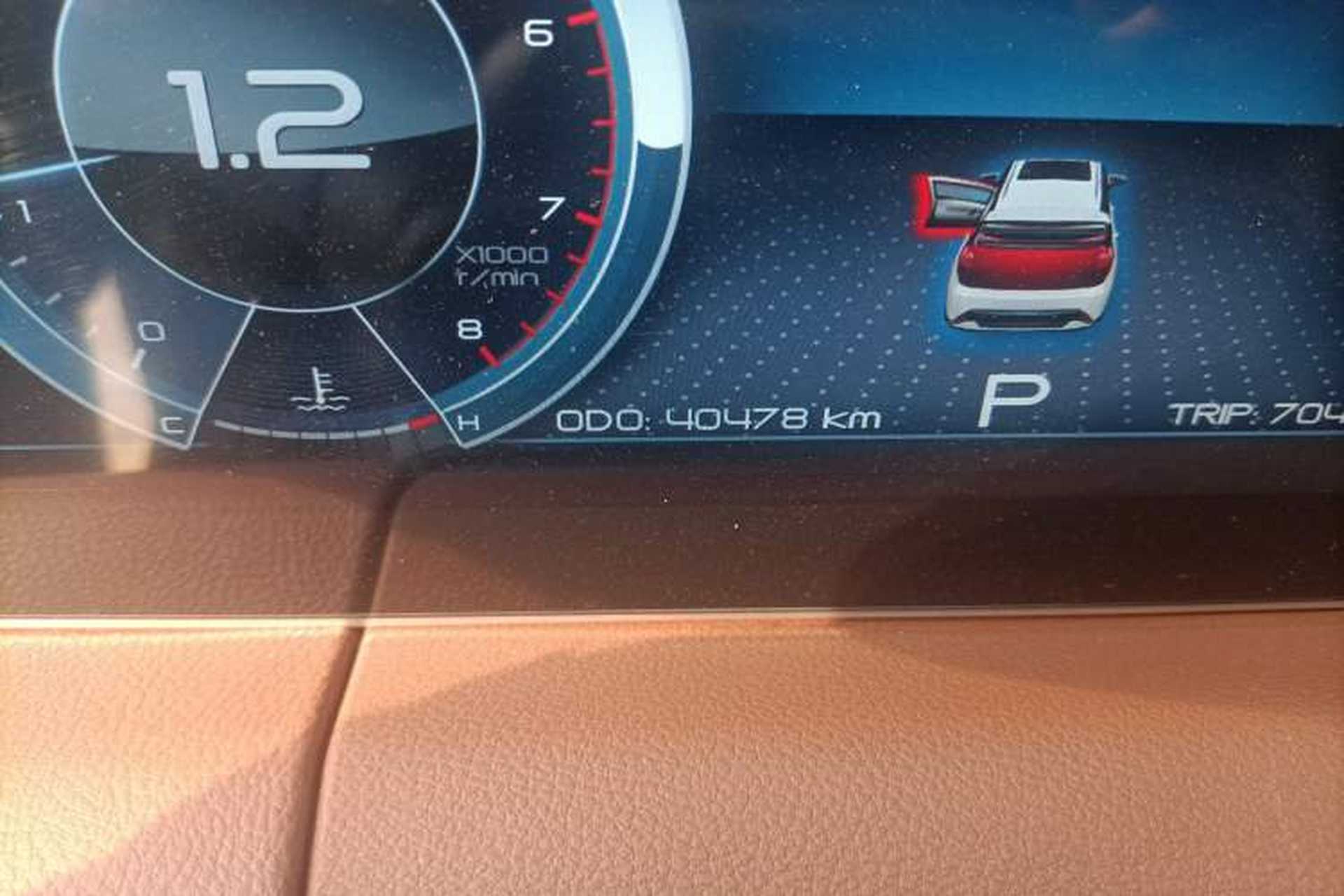 Used Haima 7X 2020 1.6 TGDI Automatic Flagship Model Odometer Close Up