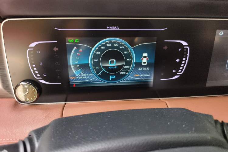 Used Haima 7X 2020 1.6 TGDI Automatic Luxury Model Odometer Close Up