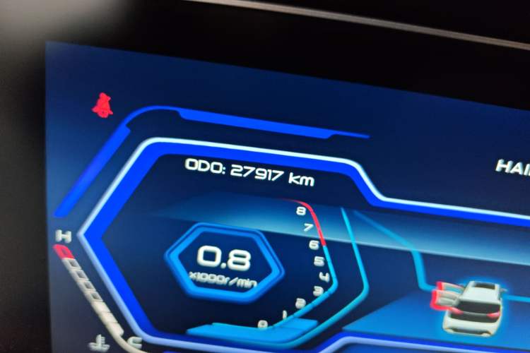 Used Haima 7X 2020 1.6 TGDI Automatic Flagship Model Odometer Close Up
