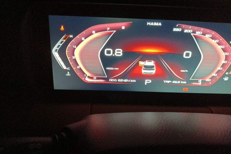 Used Haima 7X 2020 1.6 TGDI Automatic Flagship Model Odometer Close Up