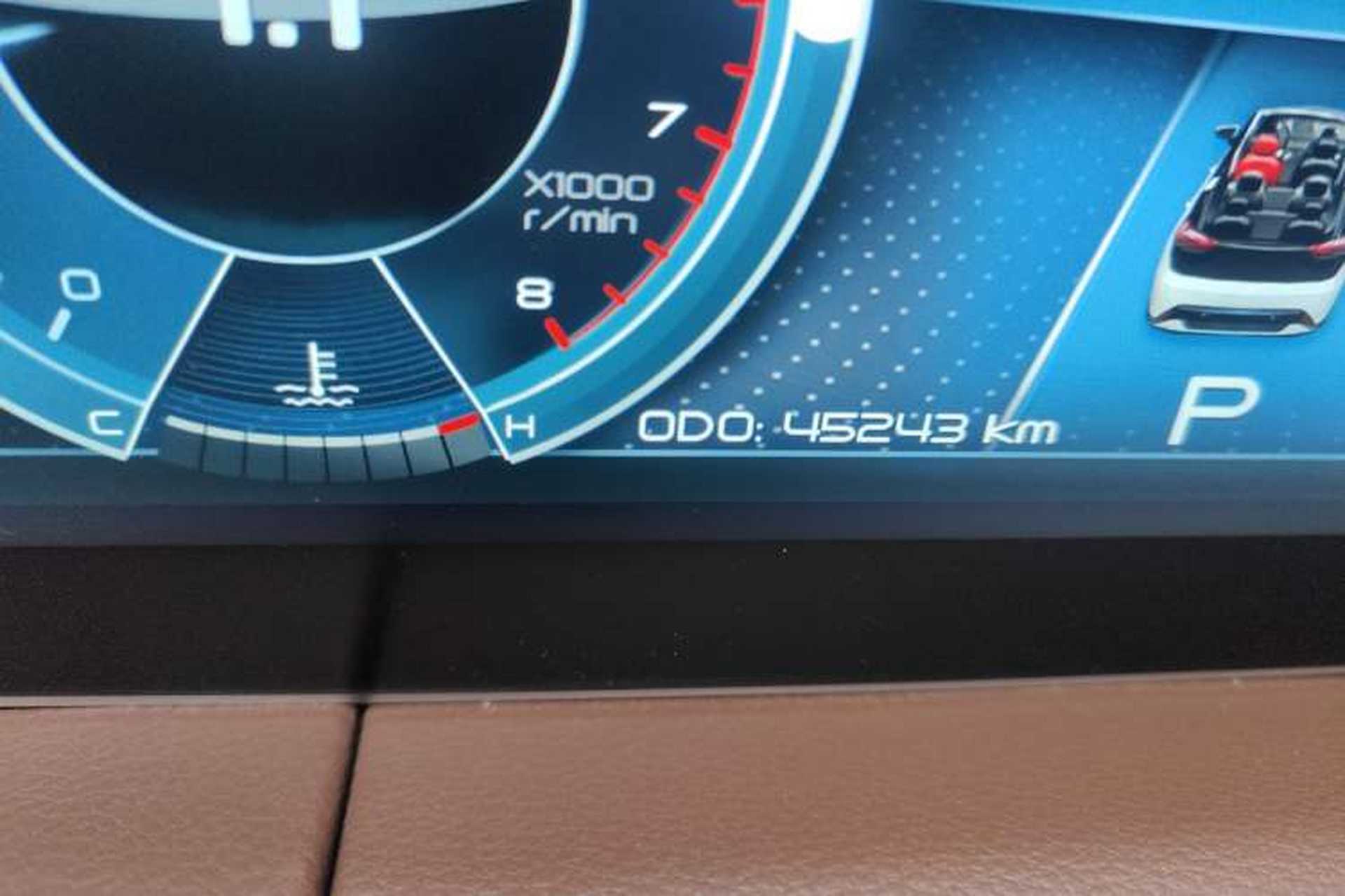 Used Haima 7X 2020 1.6 TGDI Automatic Flagship Model Odometer Close Up