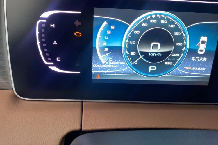 Used Haima 7X 2020 1.6 TGDI Automatic Luxury Model Odometer Close Up