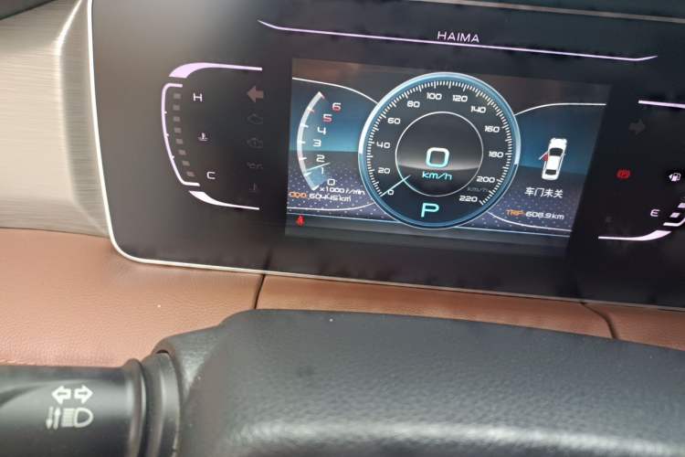Used Haima 7X 2020 1.6 TGDI Automatic Luxury Model Odometer Close Up