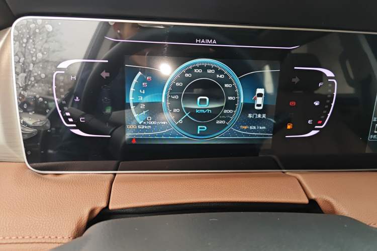 Used Haima 7X 2023 1.5T Automatic Comfort Version Odometer Close Up
