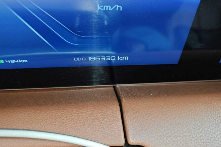 Used Haima 7X New Energy 2022 7X-E Pure Electric Comfort Model Odometer Close Up