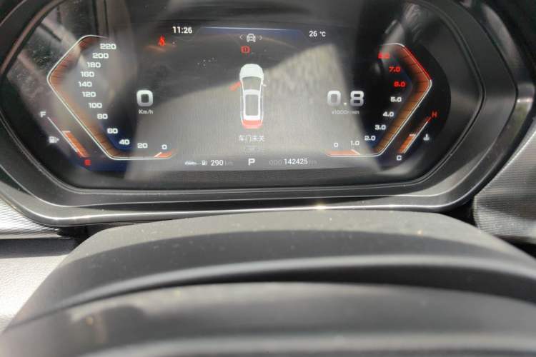 Used Haima 8S 2019 1.6 TGDI Automatic Luxury Edition Odometer Close Up