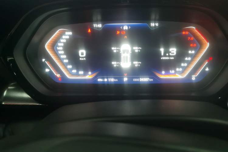 Used Haima 8S 2019 1.6 TGDI Automatic Luxury Edition Odometer Close Up