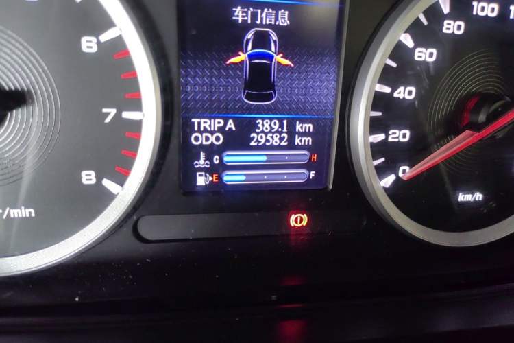 Used Haima 8S 2019 1.6 TGDI Manual Trend Edition Odometer Close Up