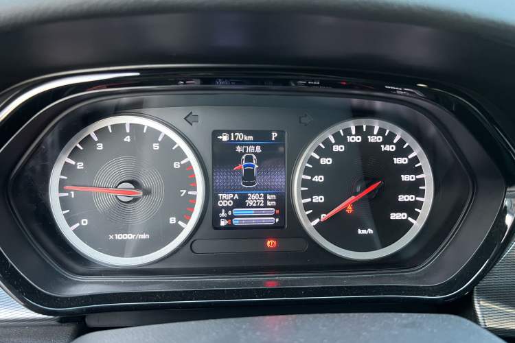 Used Haima 8S 2019 1.6 TGDI Automatic Trend Edition Odometer Close Up