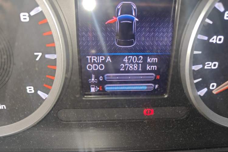 Used Haima 8S 2019 1.6 TGDI Automatic Trend Edition Odometer Close Up