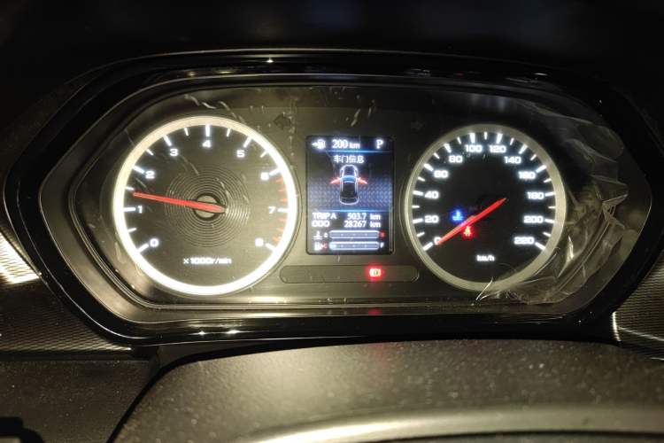Used Haima 8S 2019 1.6 TGDI Automatic Smart Edition Odometer Close Up