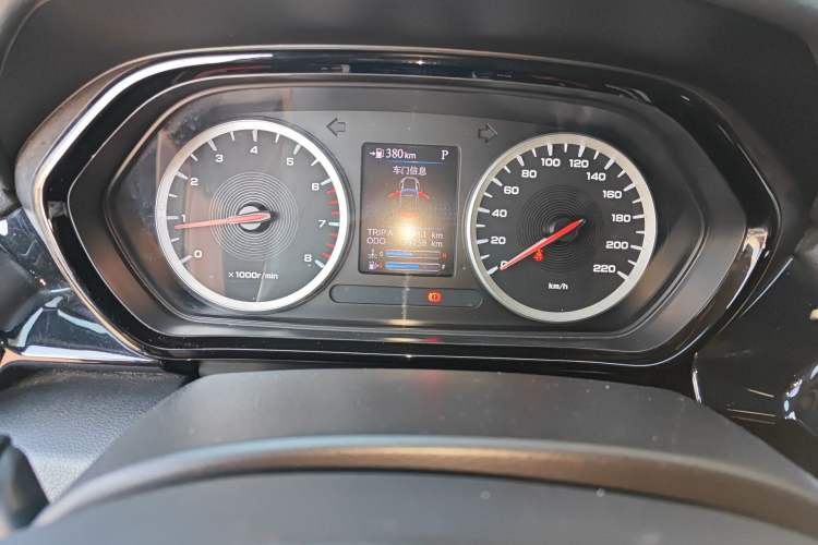 Used Haima 8S 2020 1.6 TGDI Automatic Elite Model Odometer Close Up