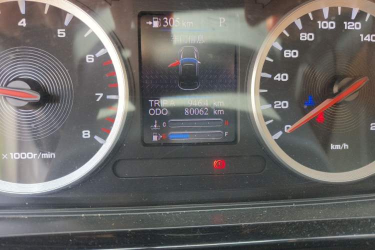 Used Haima 8S 2020 1.6 TGDI Automatic Elite Model Odometer Close Up