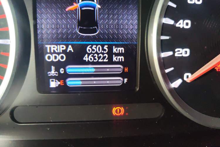 Used Haima 8S 2020 1.6 TGDI Automatic Luxury Model Odometer Close Up