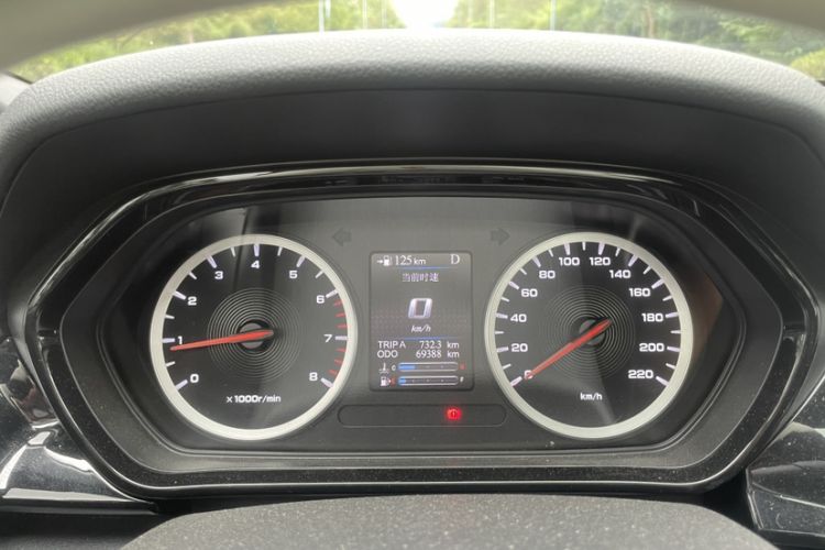 Used Haima 8S 2020 1.6 TGDI Automatic Elite Model Odometer Close Up