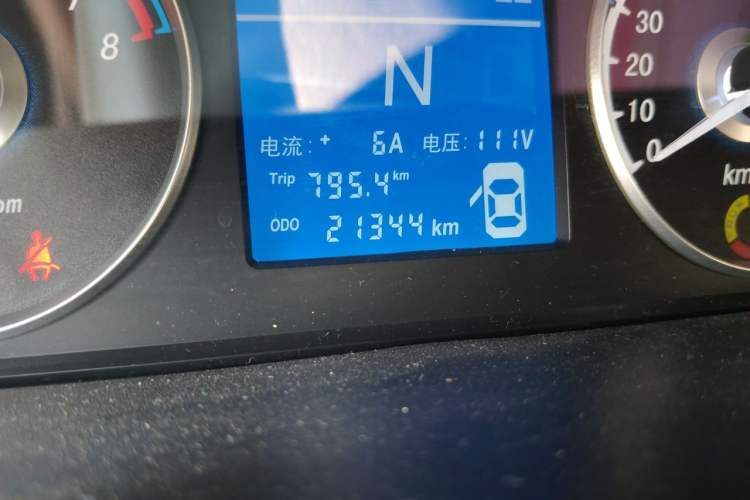 Used Haima Aishang EV 2017 EV160 Odometer Close Up