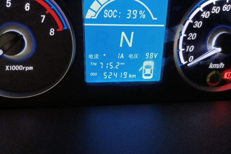 Used Haima Aishang EV 2017 EV160 Odometer Close Up