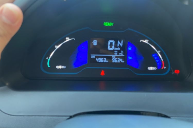 Used Haima Aishang EV 2018 Standard Model Odometer Close Up