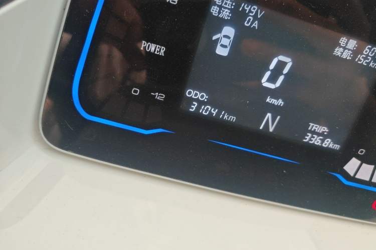 Used Haima Aishang EV 2019 Aishang 360 Leading Edition Odometer Close Up