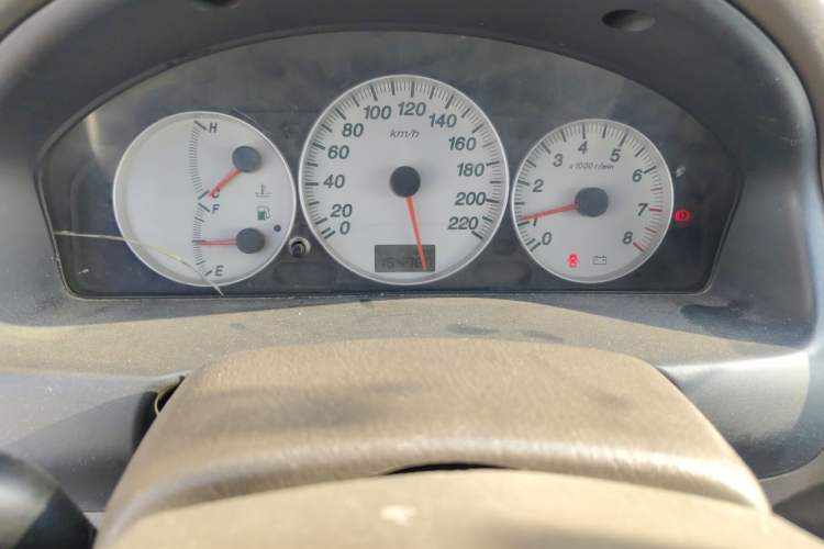 Used Haima Fumei 2008 1.6L Manual Comfort GLX Odometer Close Up