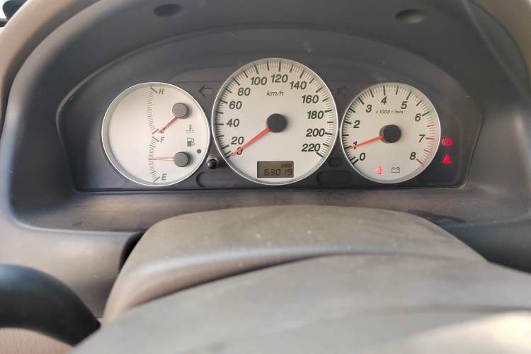 Used Haima Fumei 2008 1.6L Manual Comfort GLX Odometer Close Up
